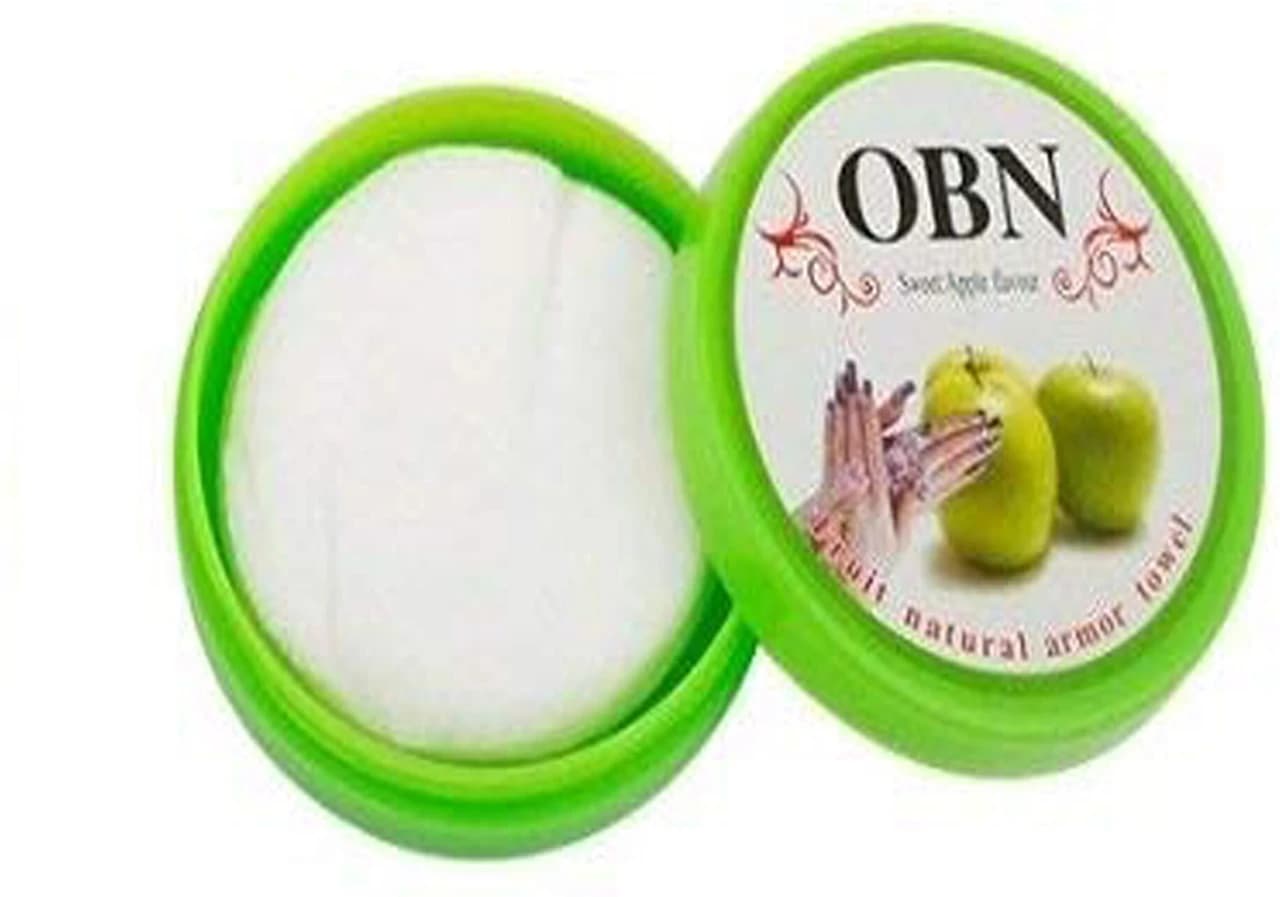 OBN Nail Polish Remover Fruit Natural Armor Towel Tissu...