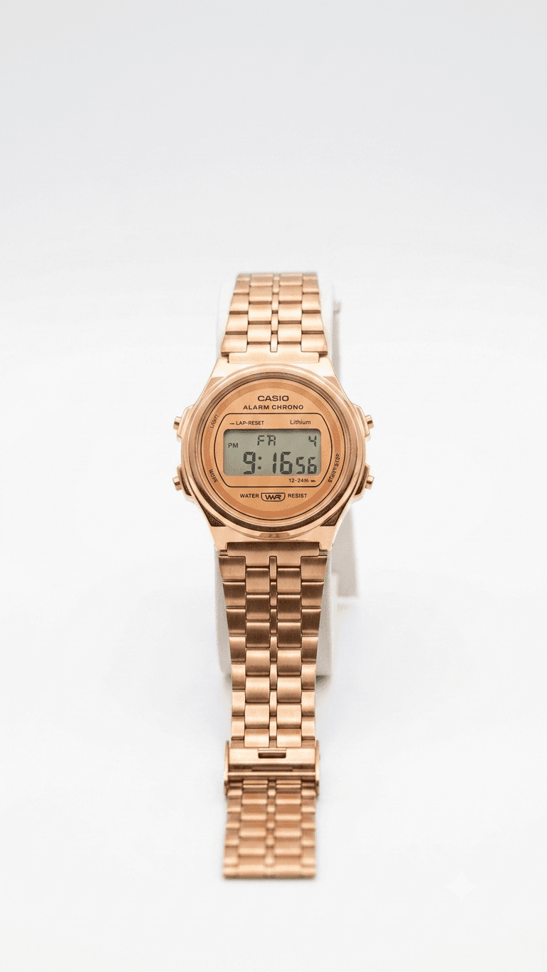 Casio Rose Gold Watch