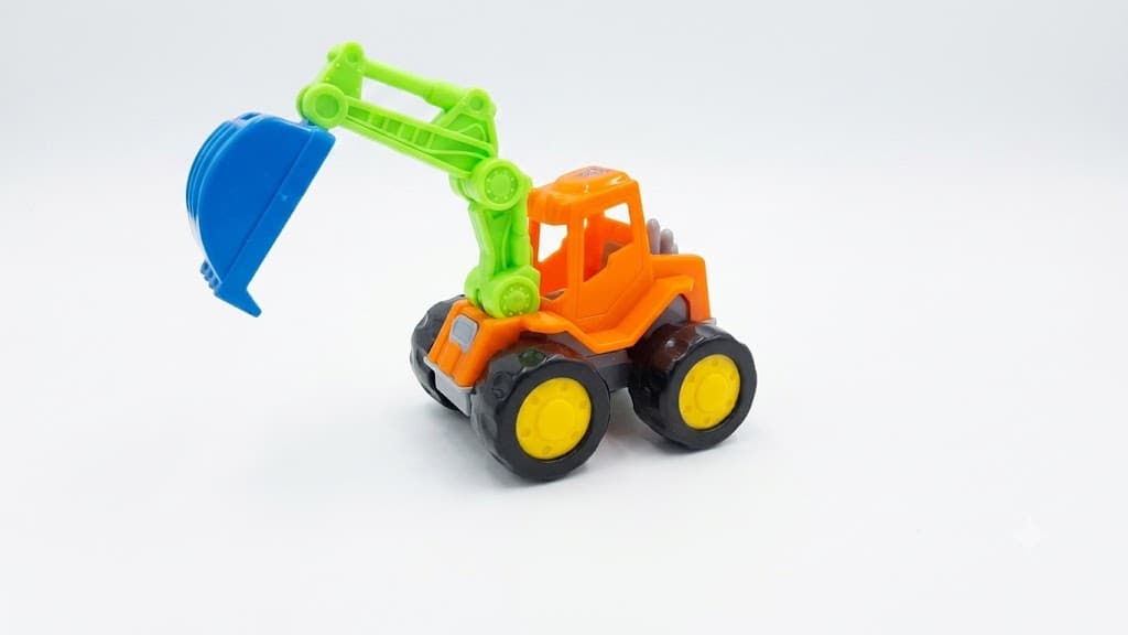 Colorfull Toy Constuction Digger