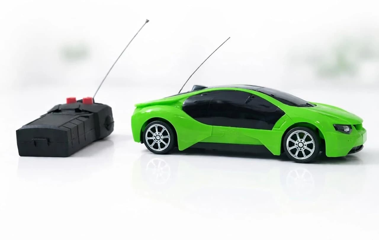 Fast Modern Green Sports Car