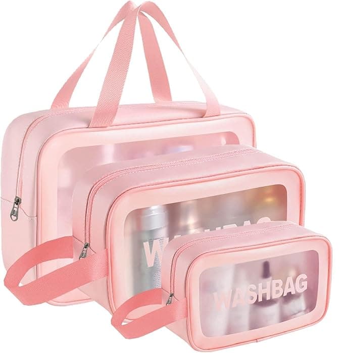 Wash Bag Cosmetic Case Set