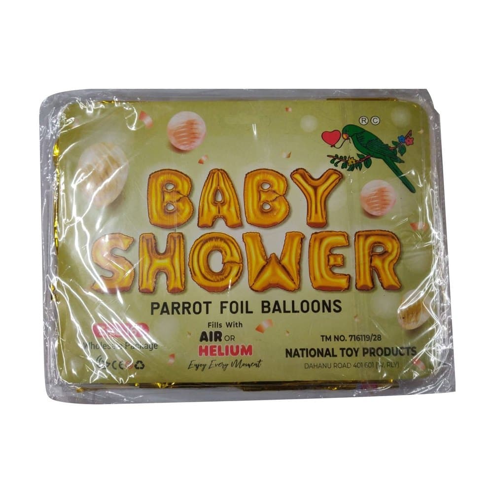 Nylon Parrot Baby Shower Foil Balloon